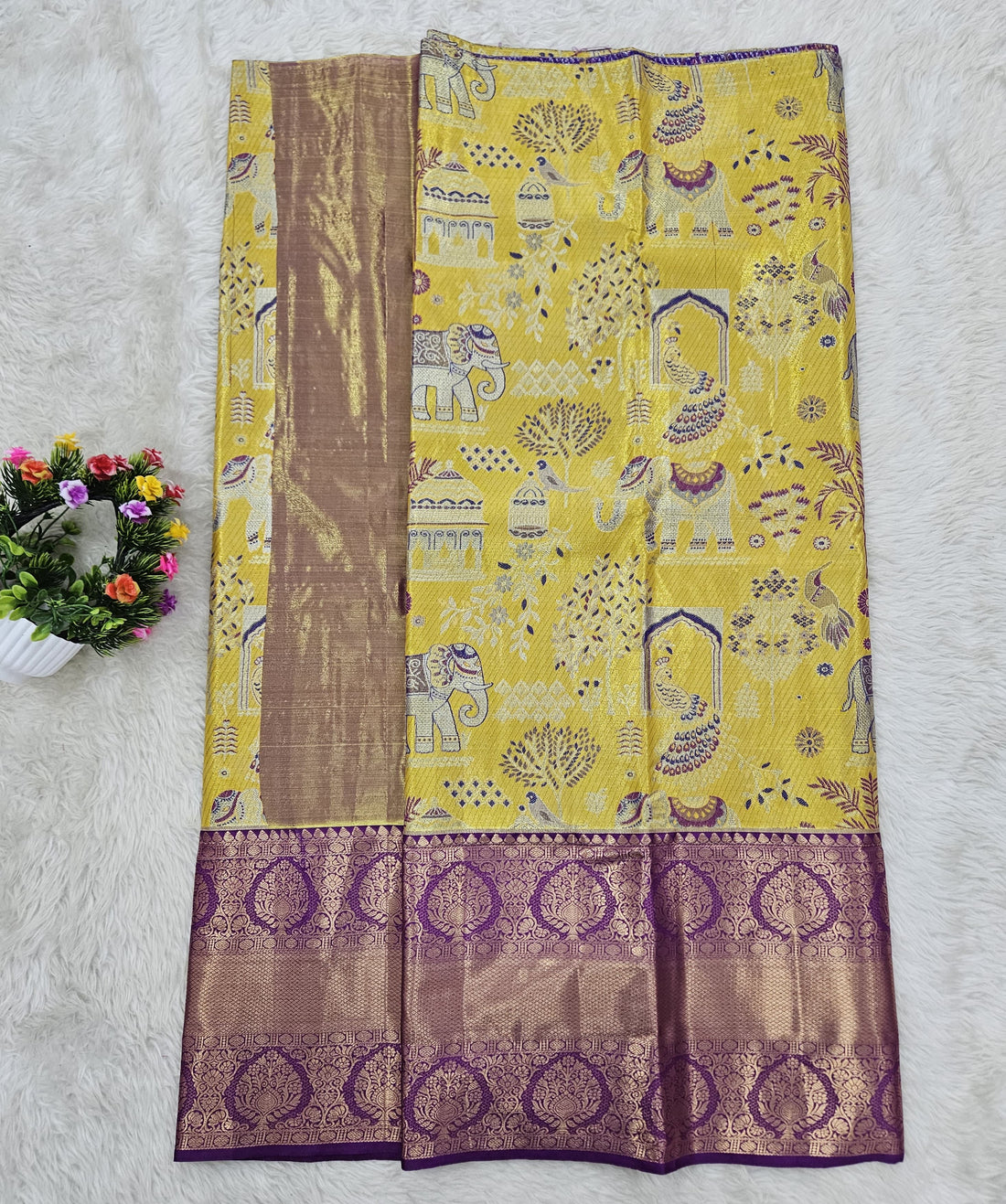 (5–10 Year) Lehenga – Unstitched (Blouse + Material)