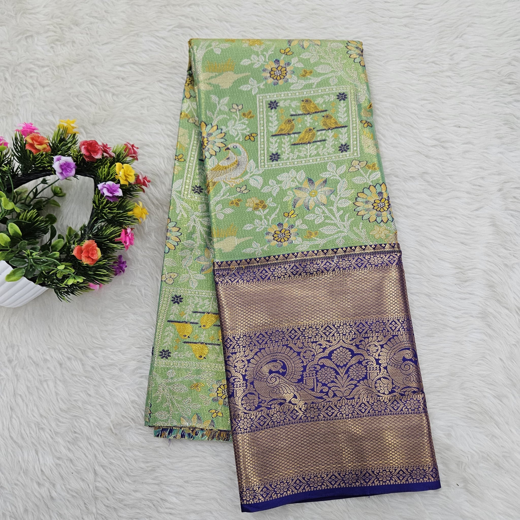 (5–10 Year) Lehenga – Unstitched (Blouse + Material)