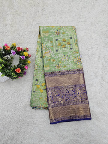 (5–10 Year) Lehenga – Unstitched (Blouse + Material)