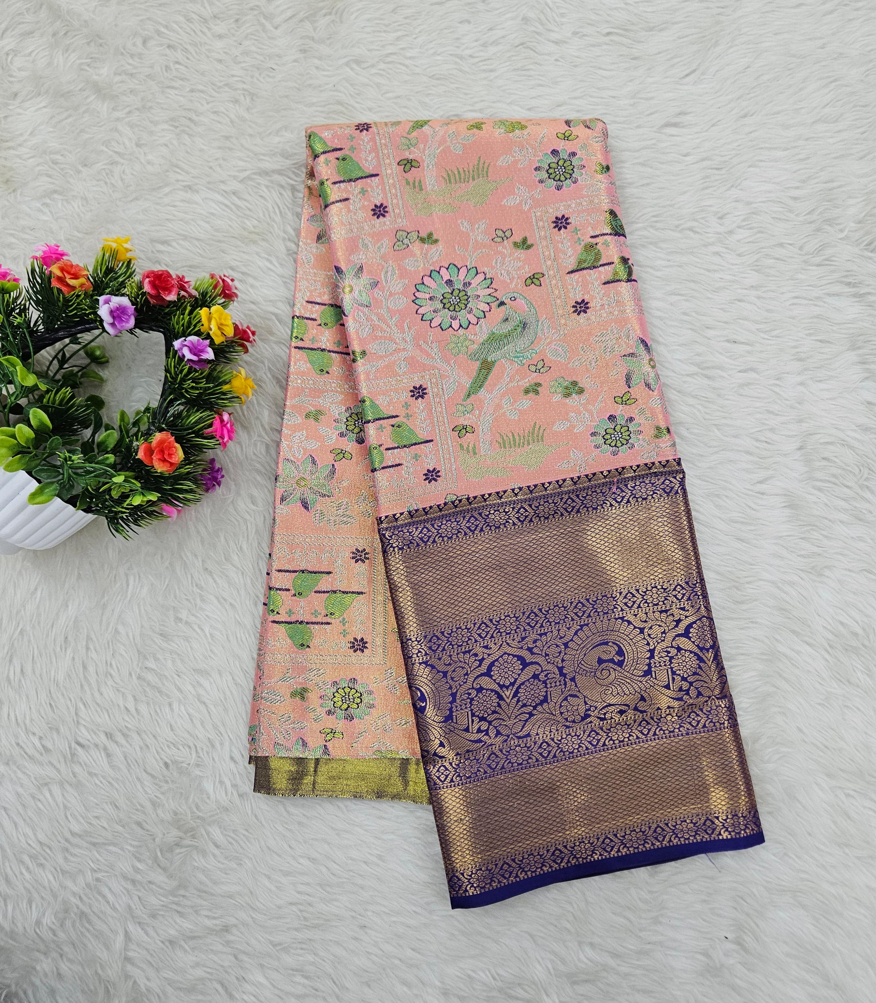 (5–10 Year) Lehenga – Unstitched (Blouse + Material)