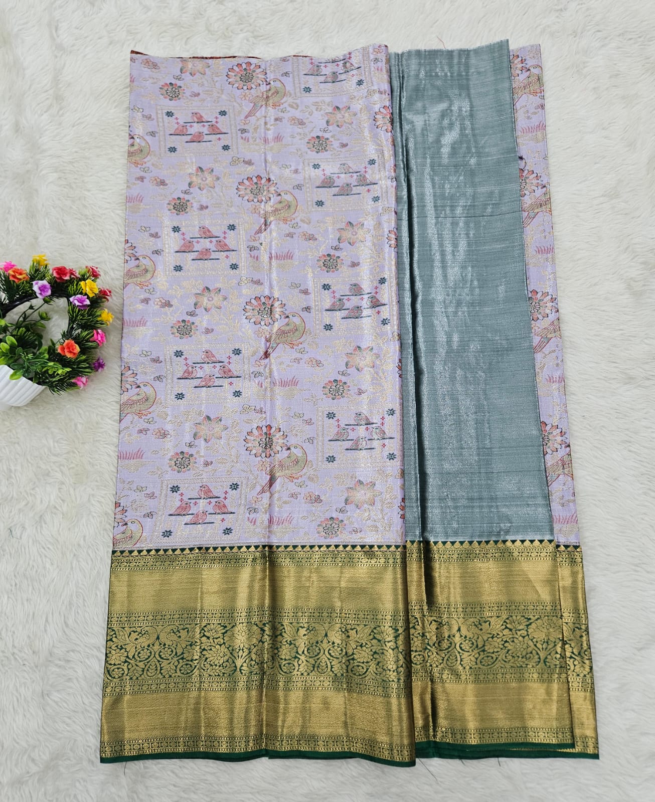 (5–10 Year) Lehenga – Unstitched (Blouse + Material)