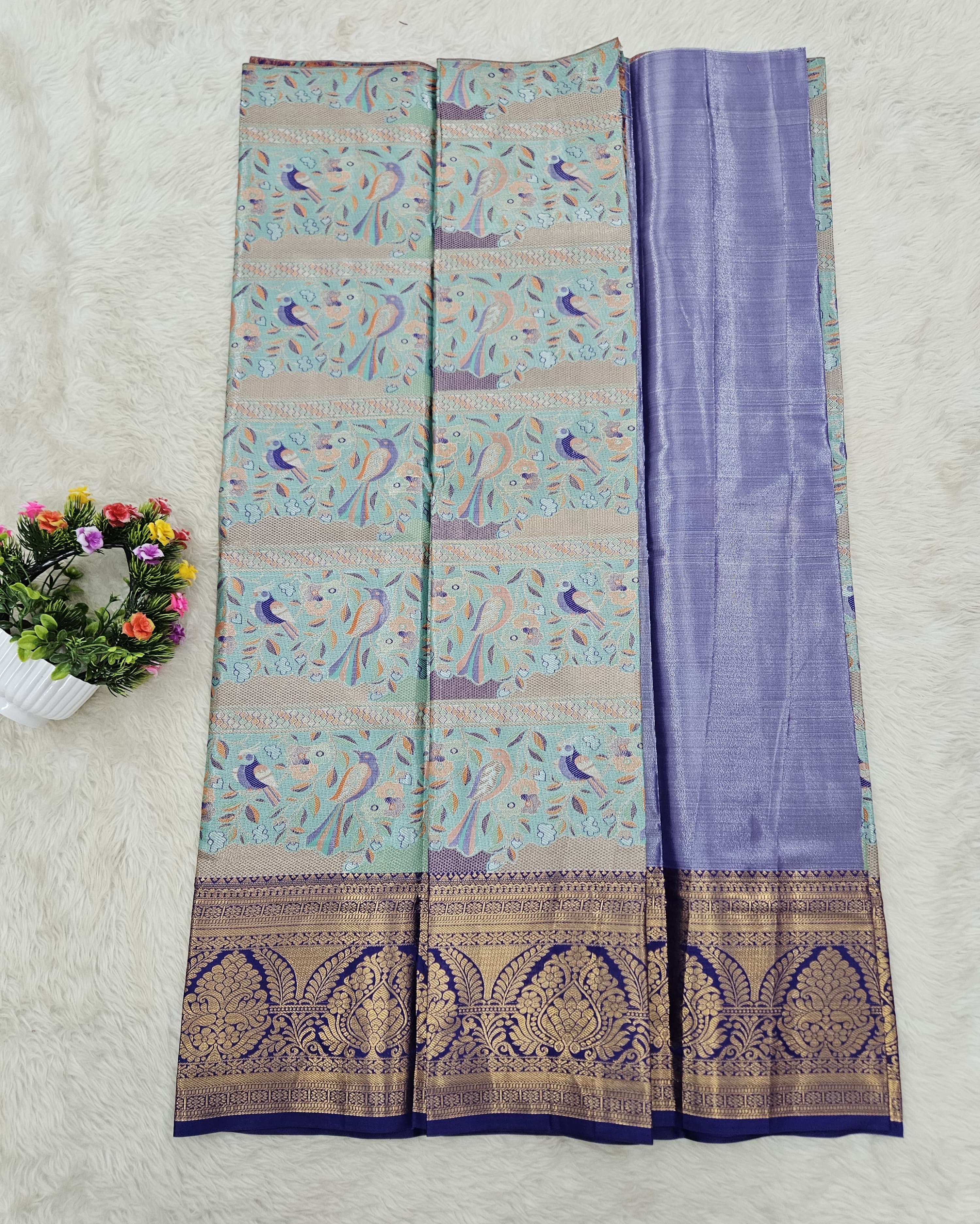 (5–10 Year) Lehenga – Unstitched (Blouse + Material)