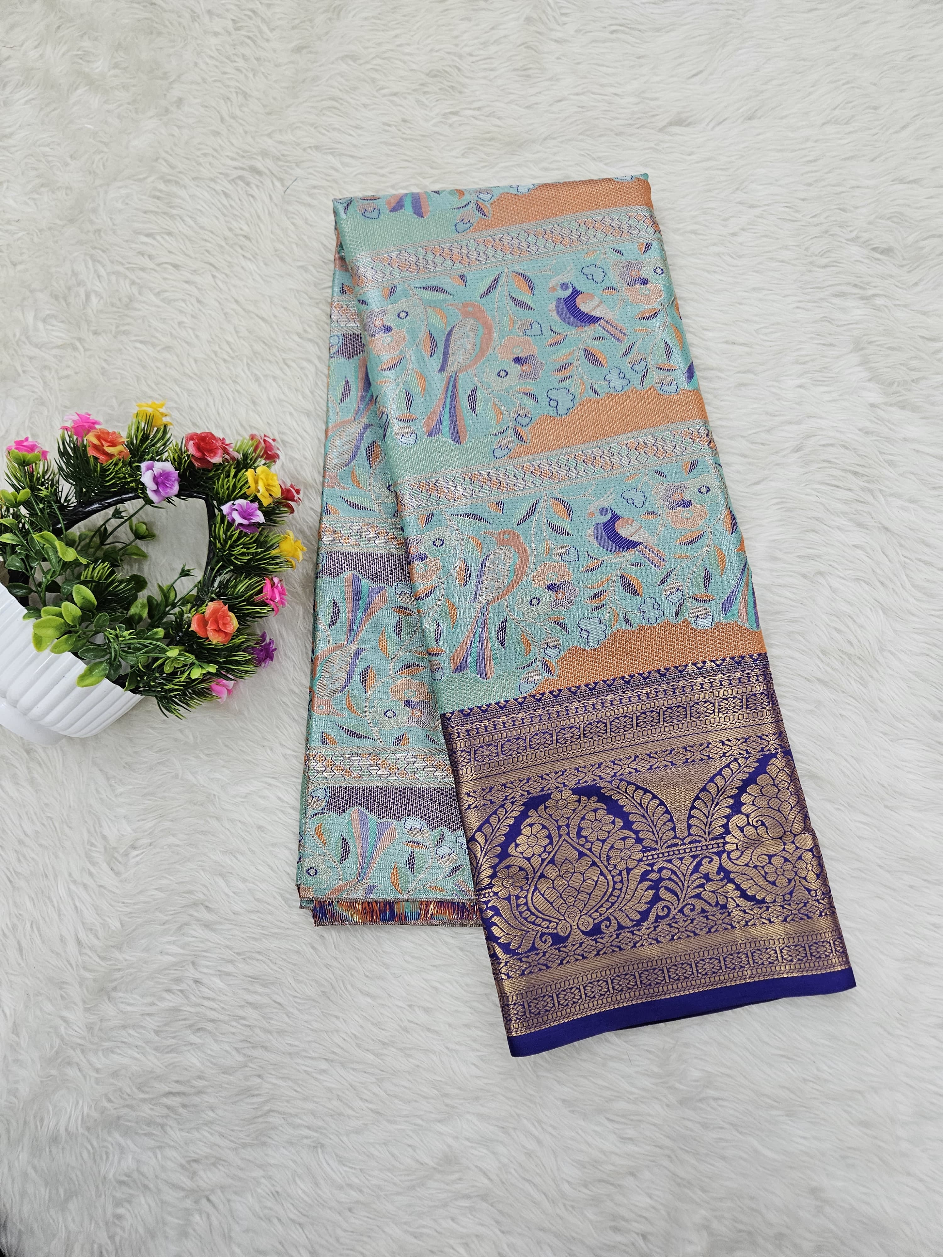 (5–10 Year) Lehenga – Unstitched (Blouse + Material)