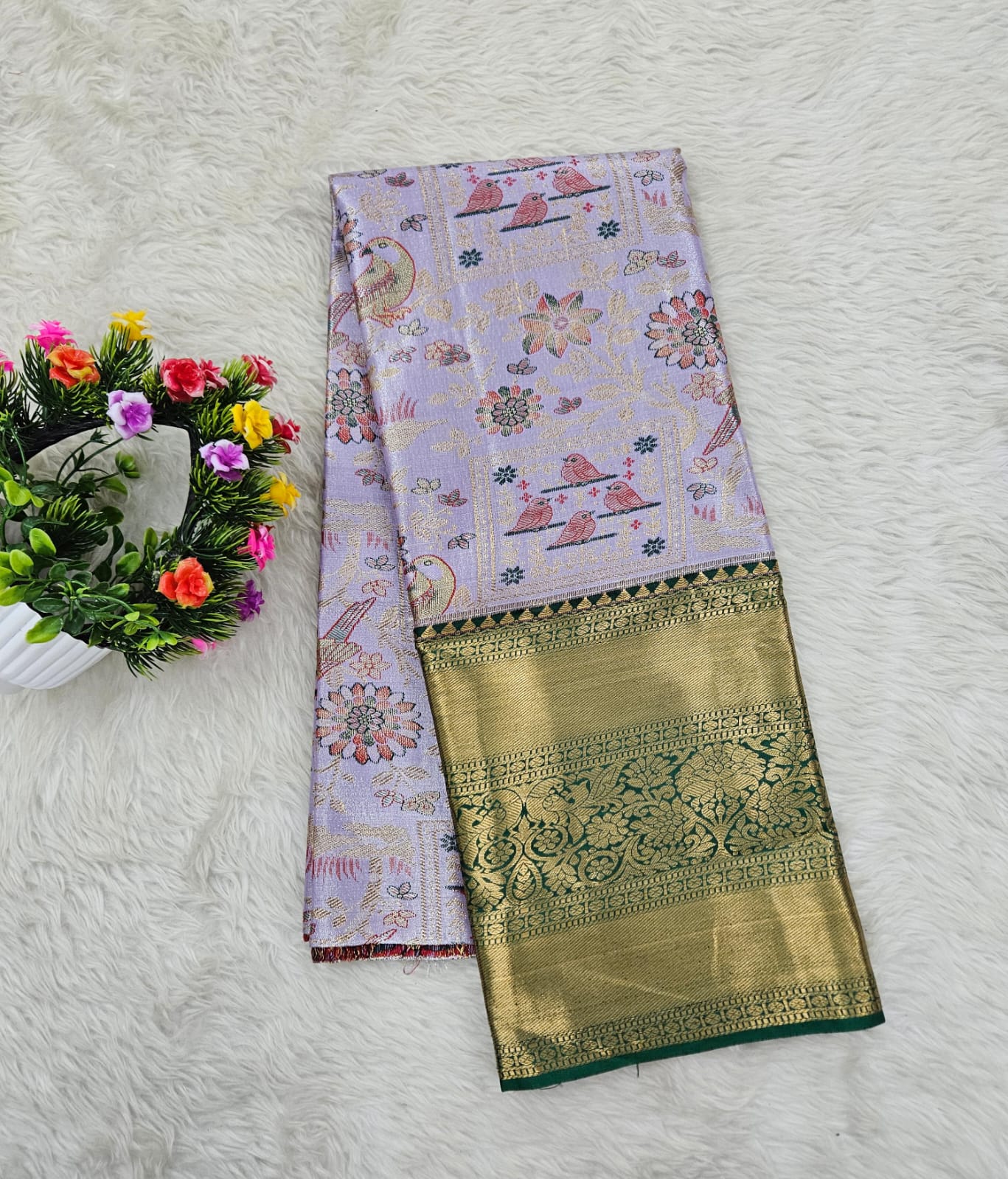 (5–10 Year) Lehenga – Unstitched (Blouse + Material)