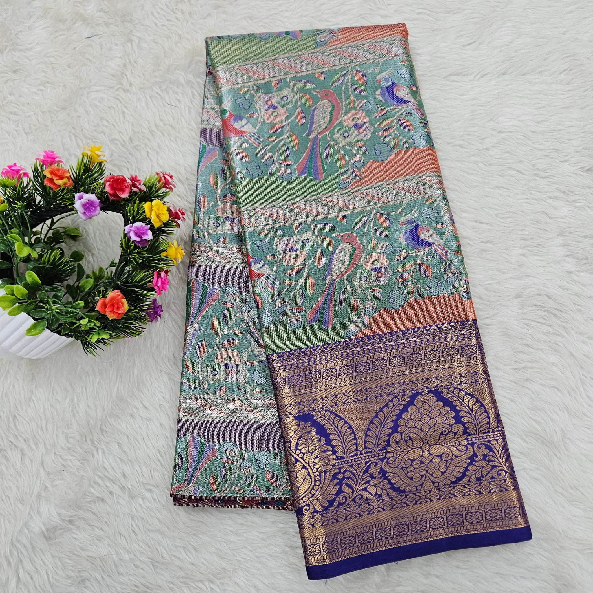 (5–10 Year) Lehenga – Unstitched (Blouse + Material)