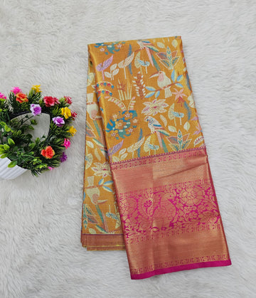 (5–10 Year) Lehenga – Unstitched (Blouse + Material)