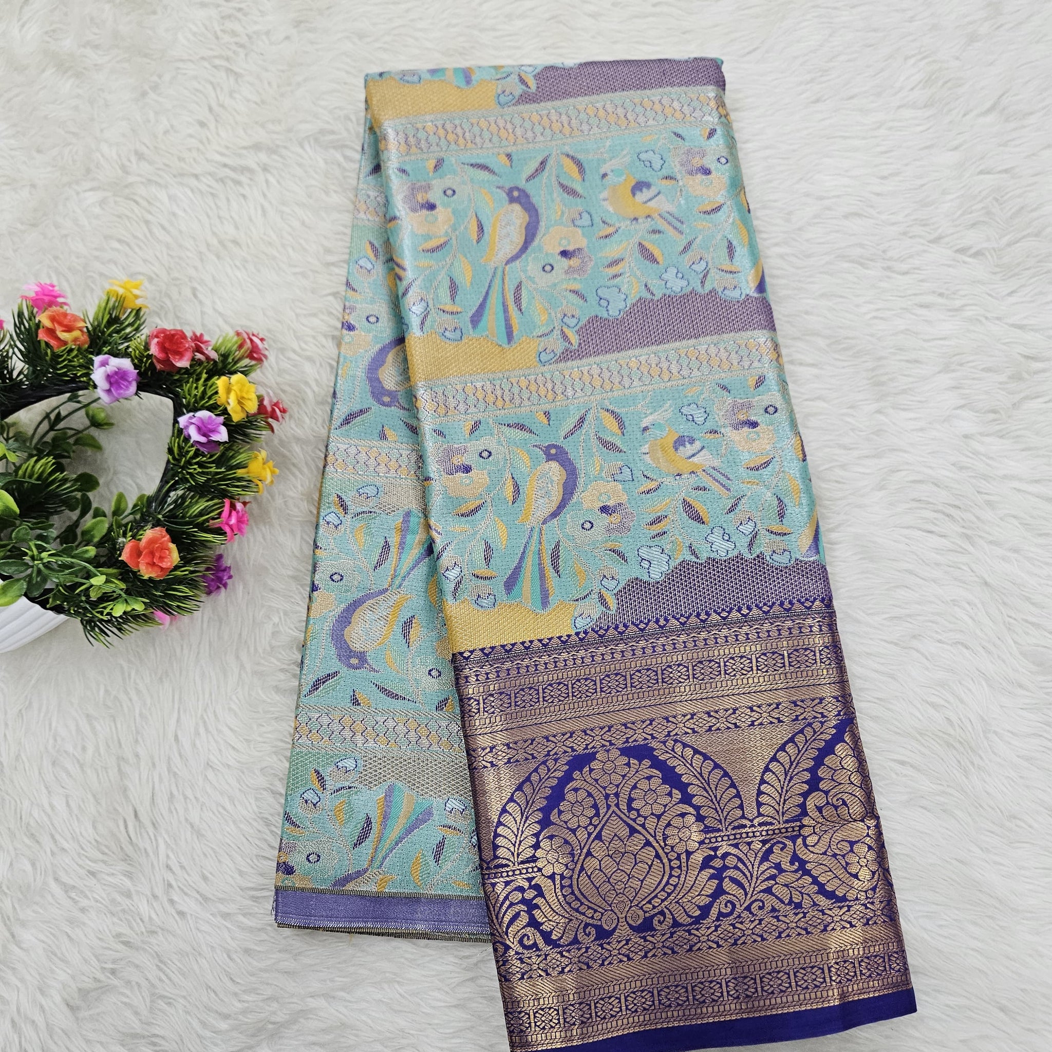 (5–10 Year) Lehenga – Unstitched (Blouse + Material)