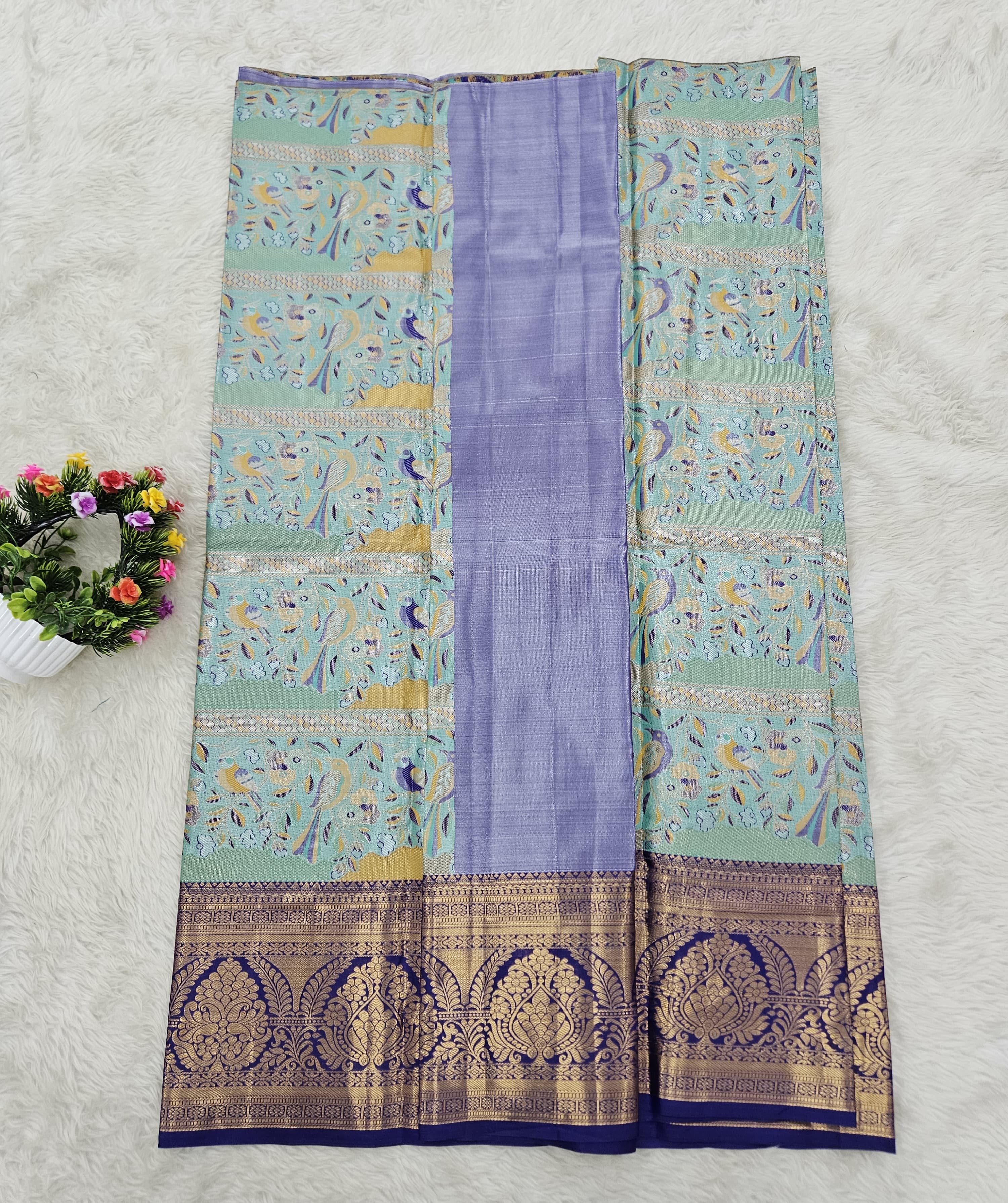 (5–10 Year) Lehenga – Unstitched (Blouse + Material)