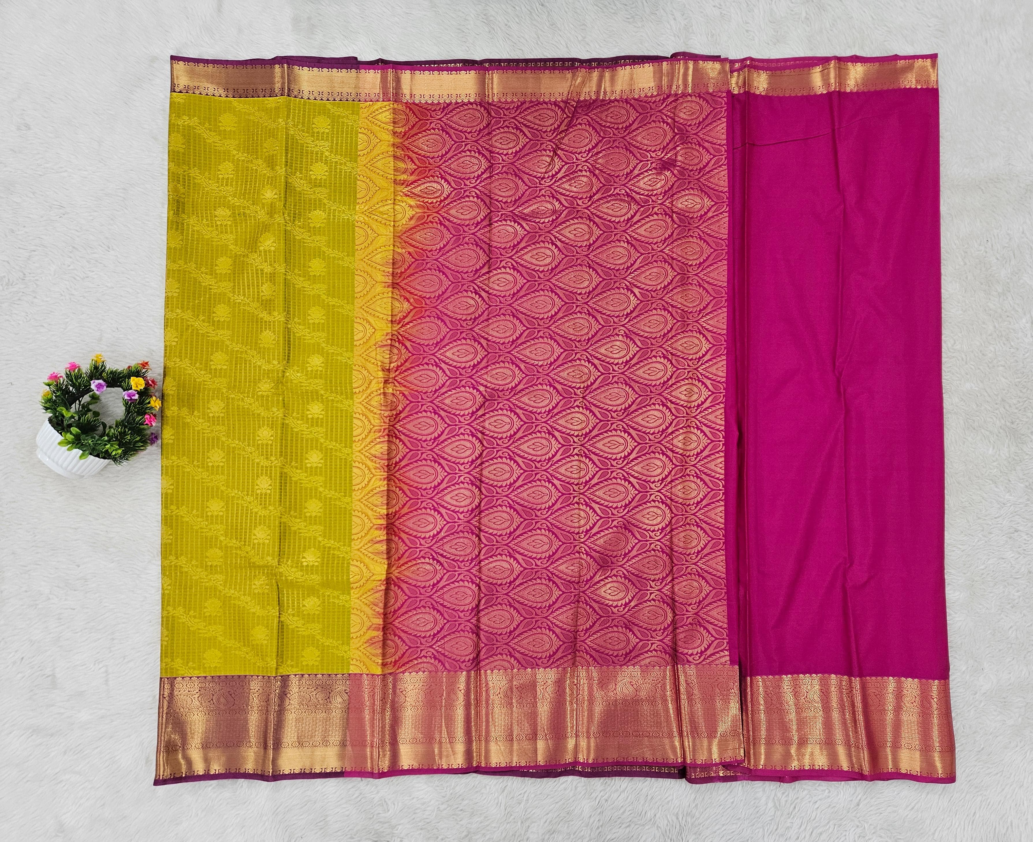 Semi kanchipattu saree