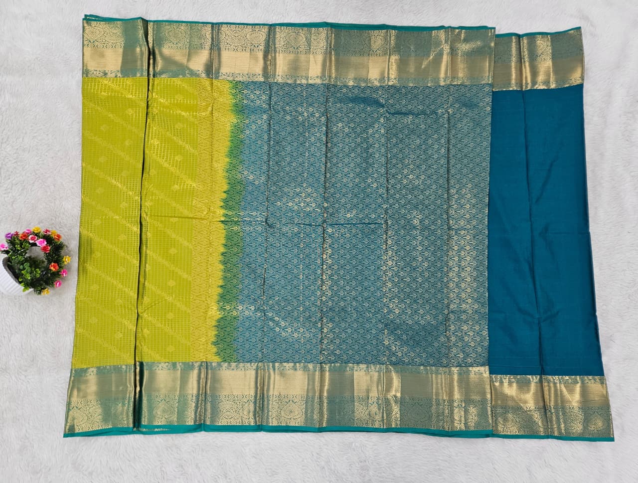Semi kanchipattu saree