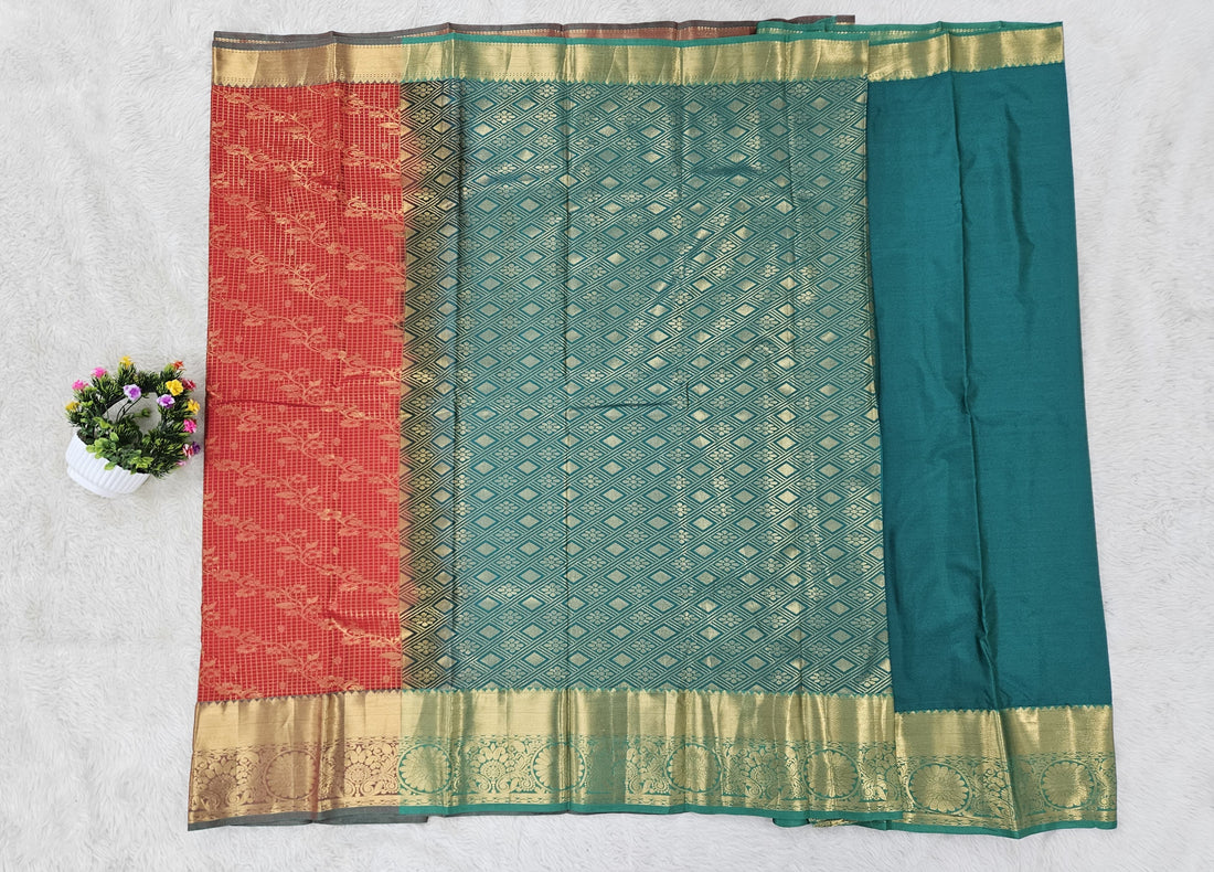 Semi kanchipattu saree