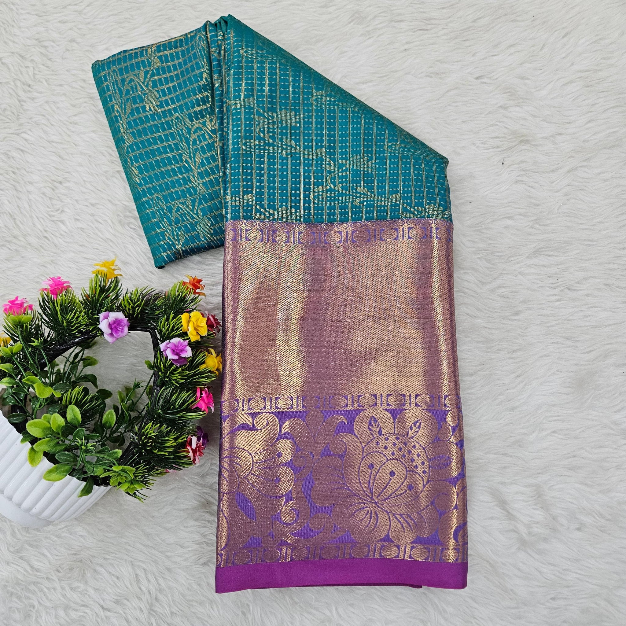 Semi kanchipattu saree