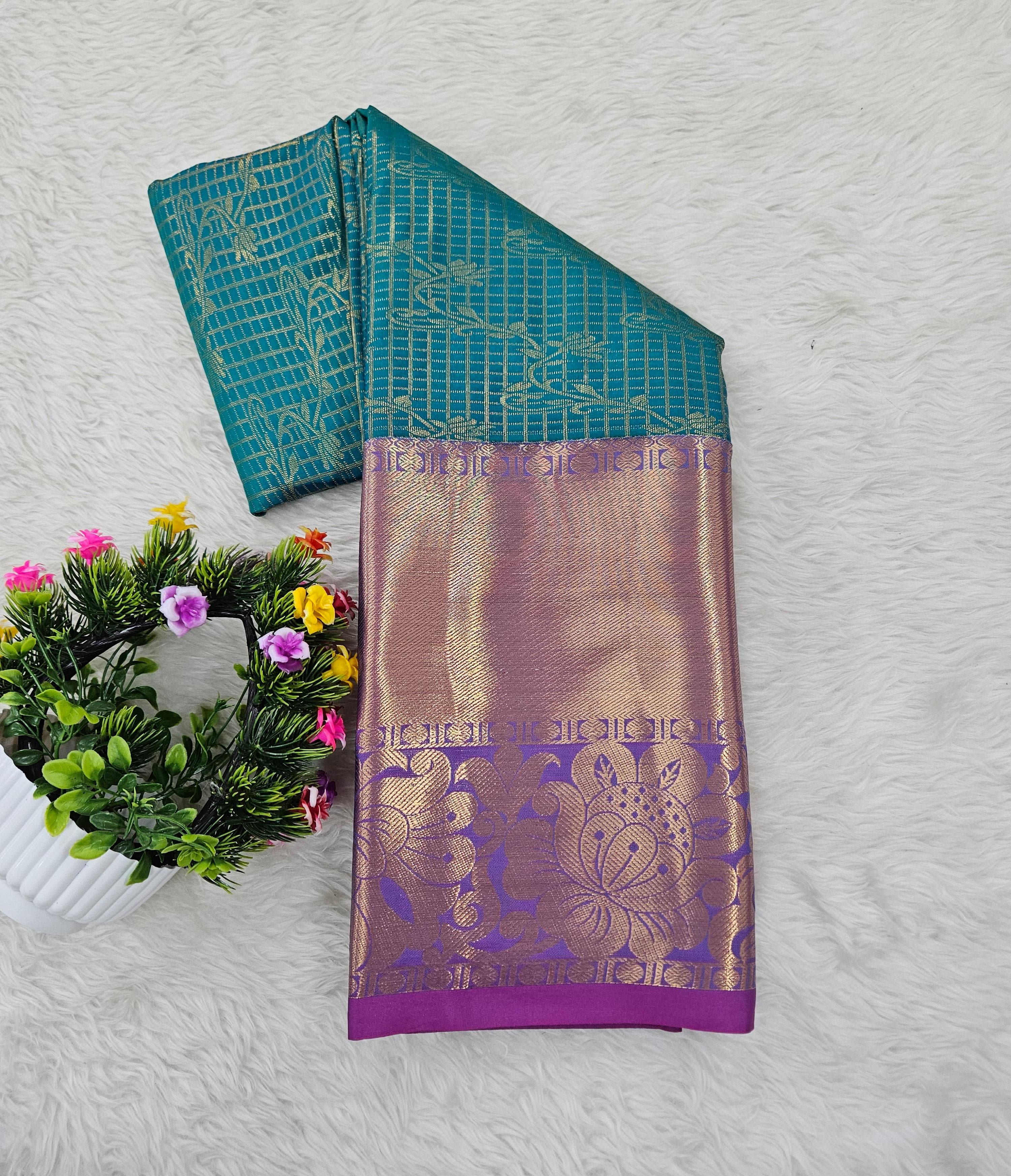 Semi kanchipattu saree