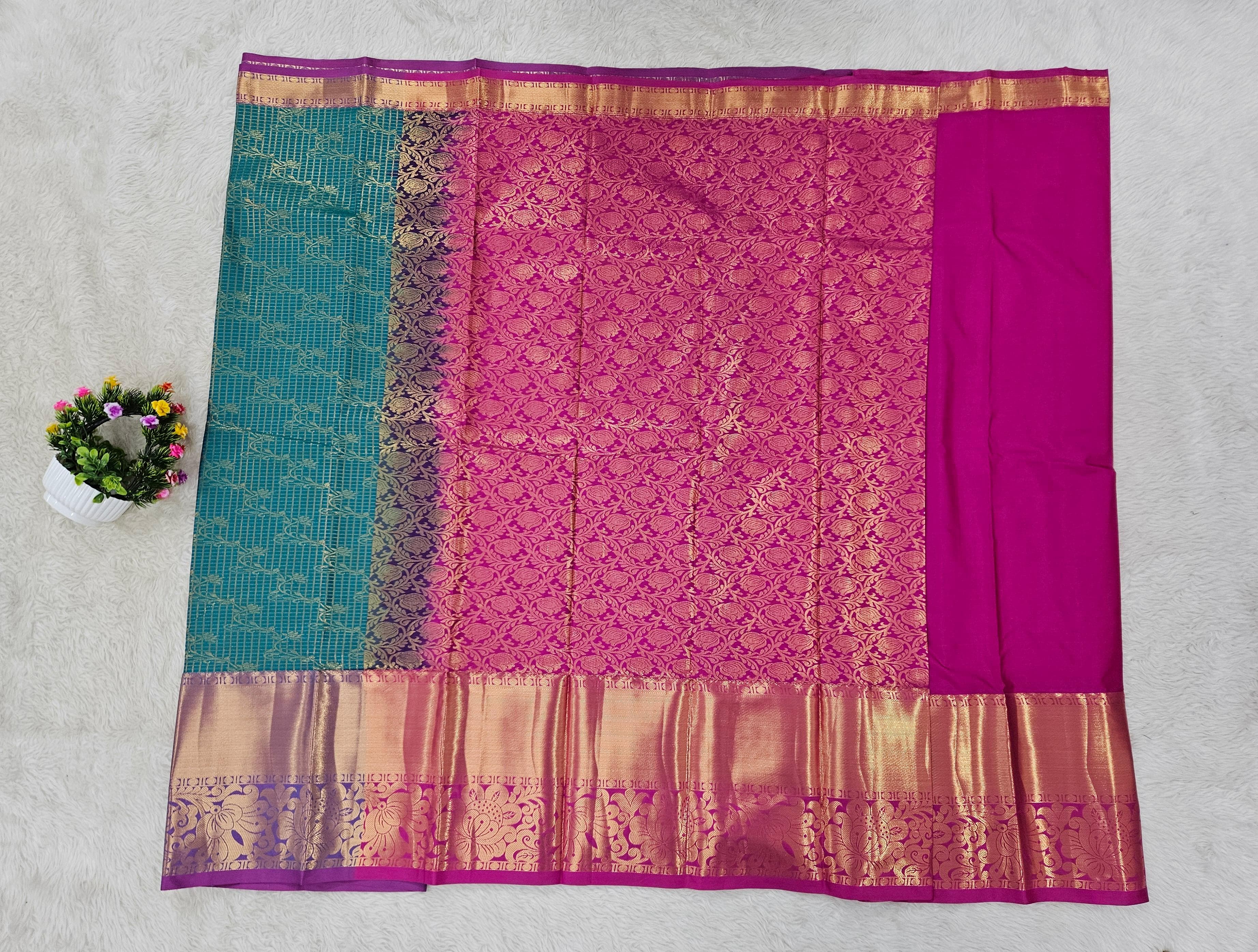 Semi kanchipattu saree