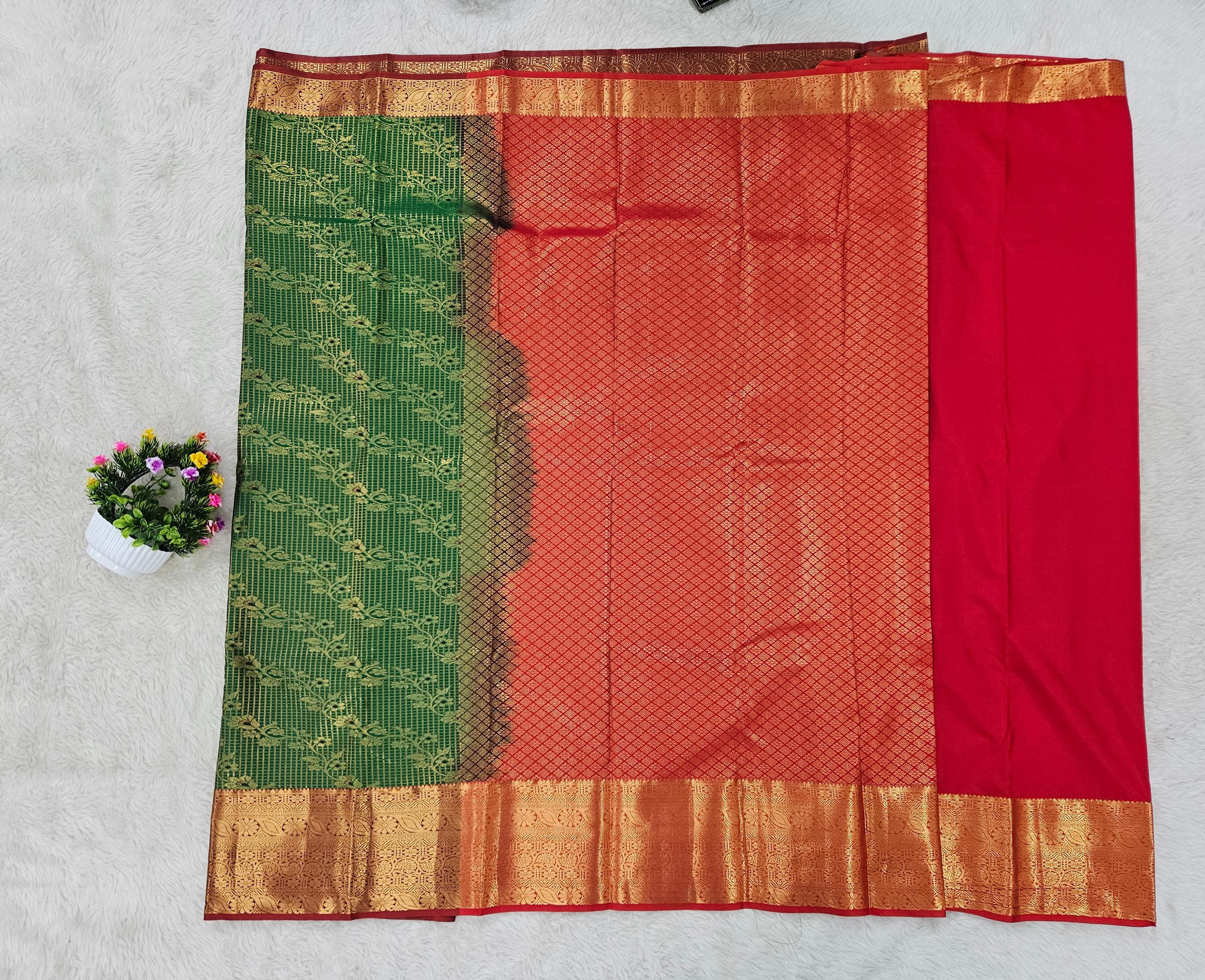 Semi kanchipattu saree