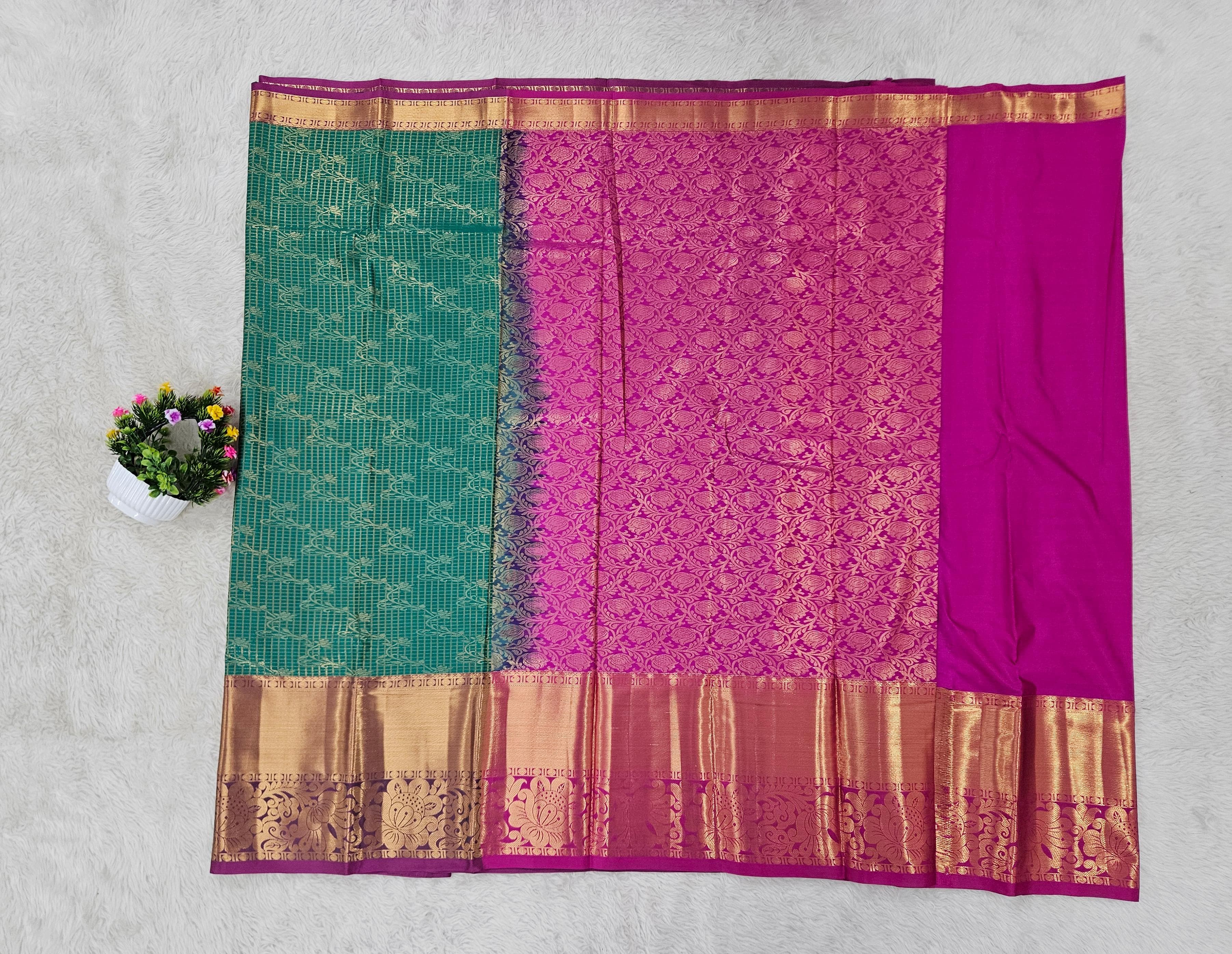 Semi kanchipattu saree