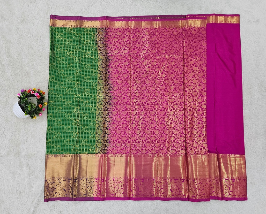 Semi kanchipattu saree