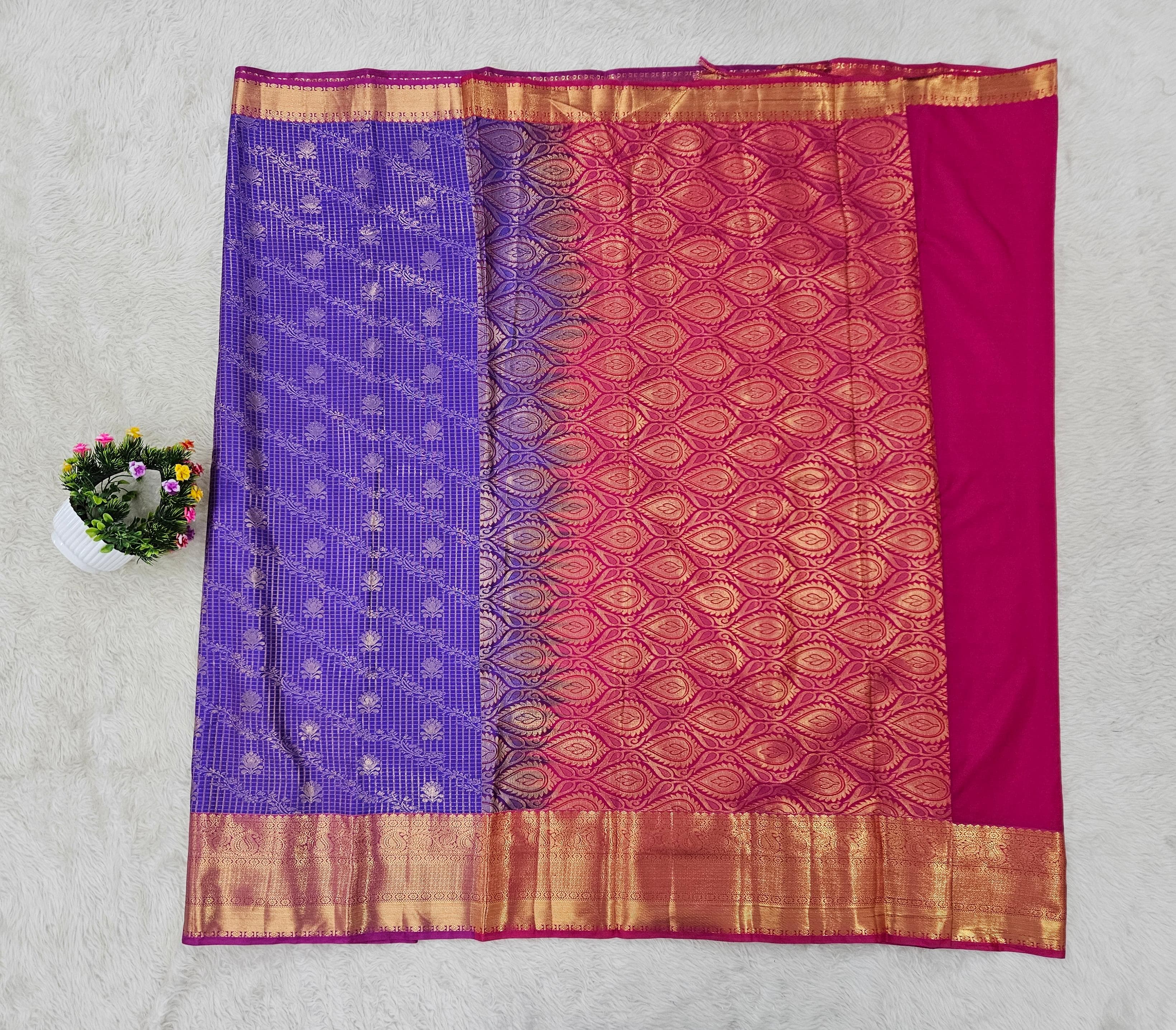 Semi kanchipattu saree