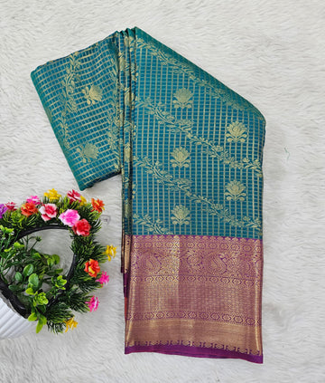 Semi kanchipattu saree
