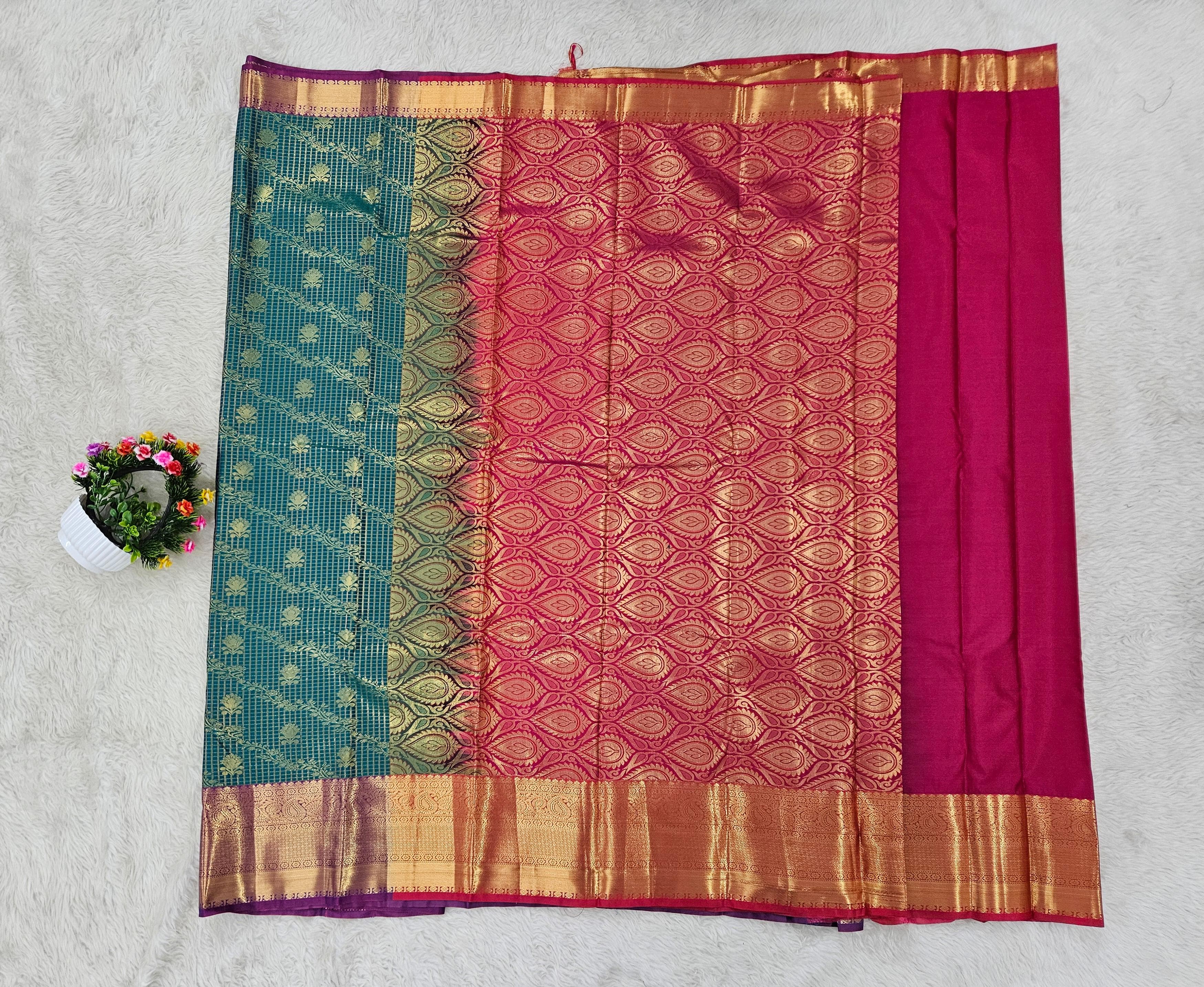 Semi kanchipattu saree