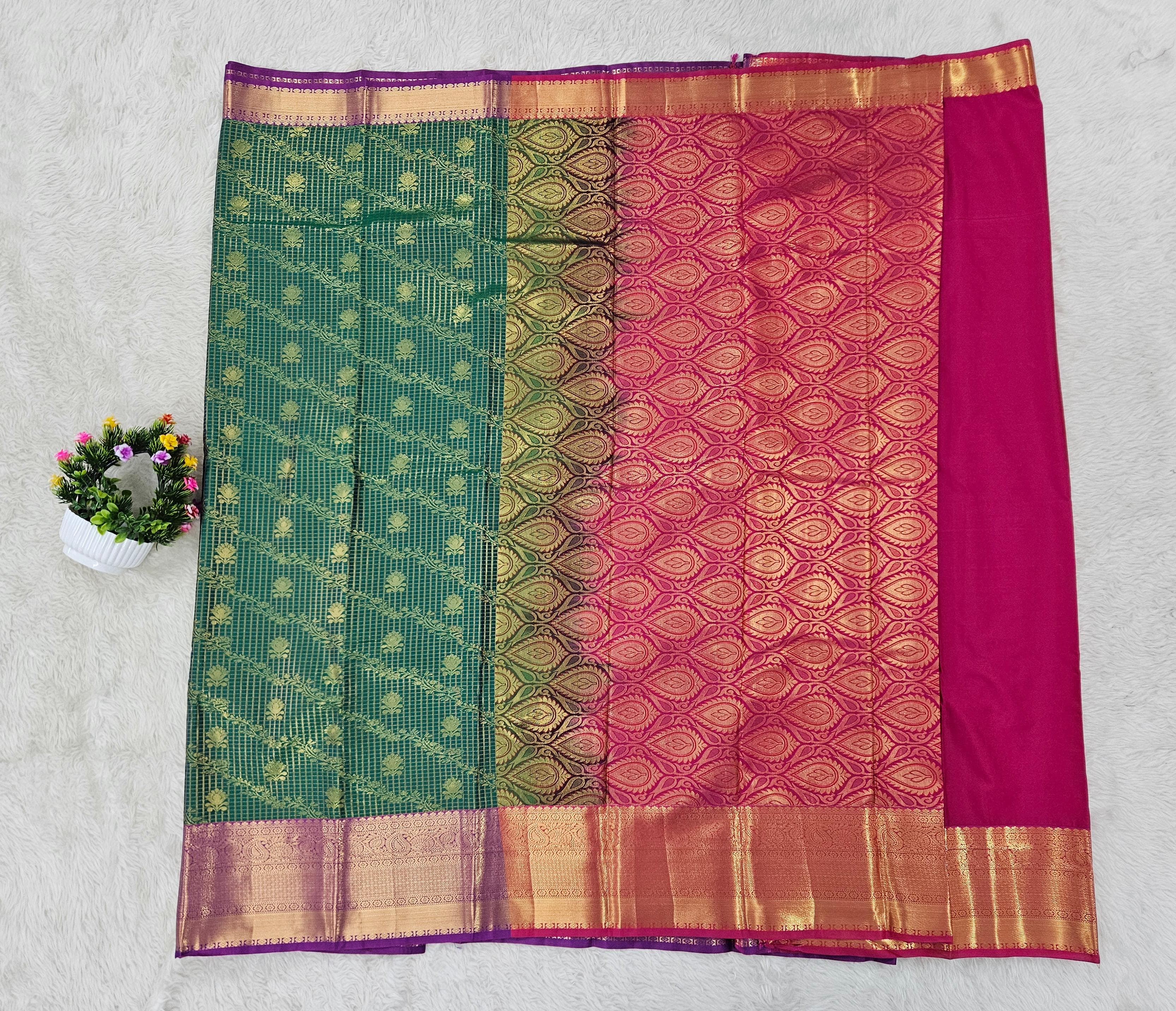 Semi kanchipattu saree