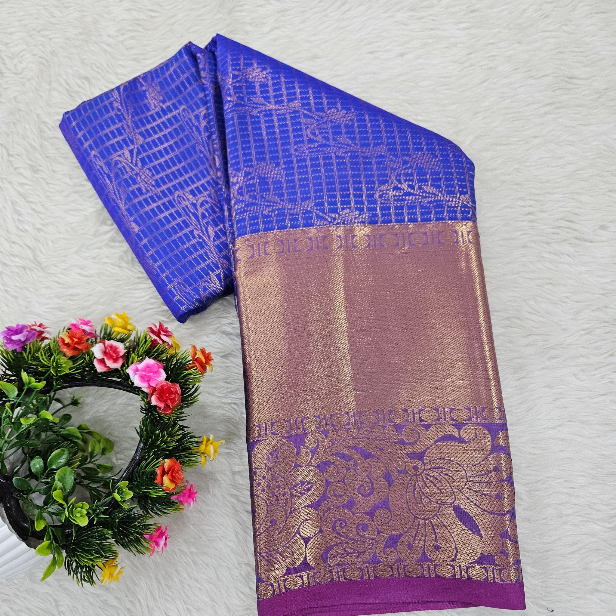 Semi kanchipattu saree