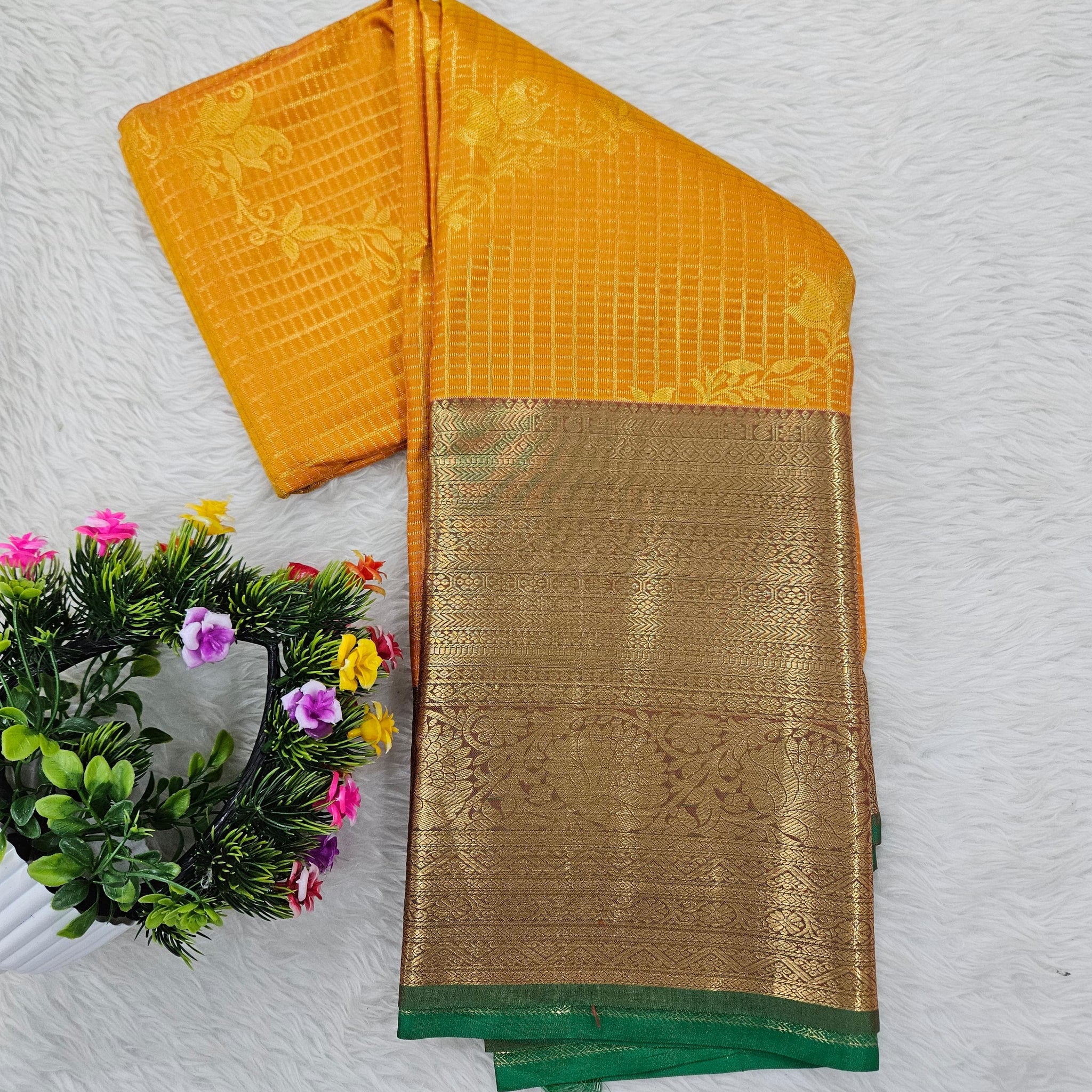 Semi kanchipattu saree
