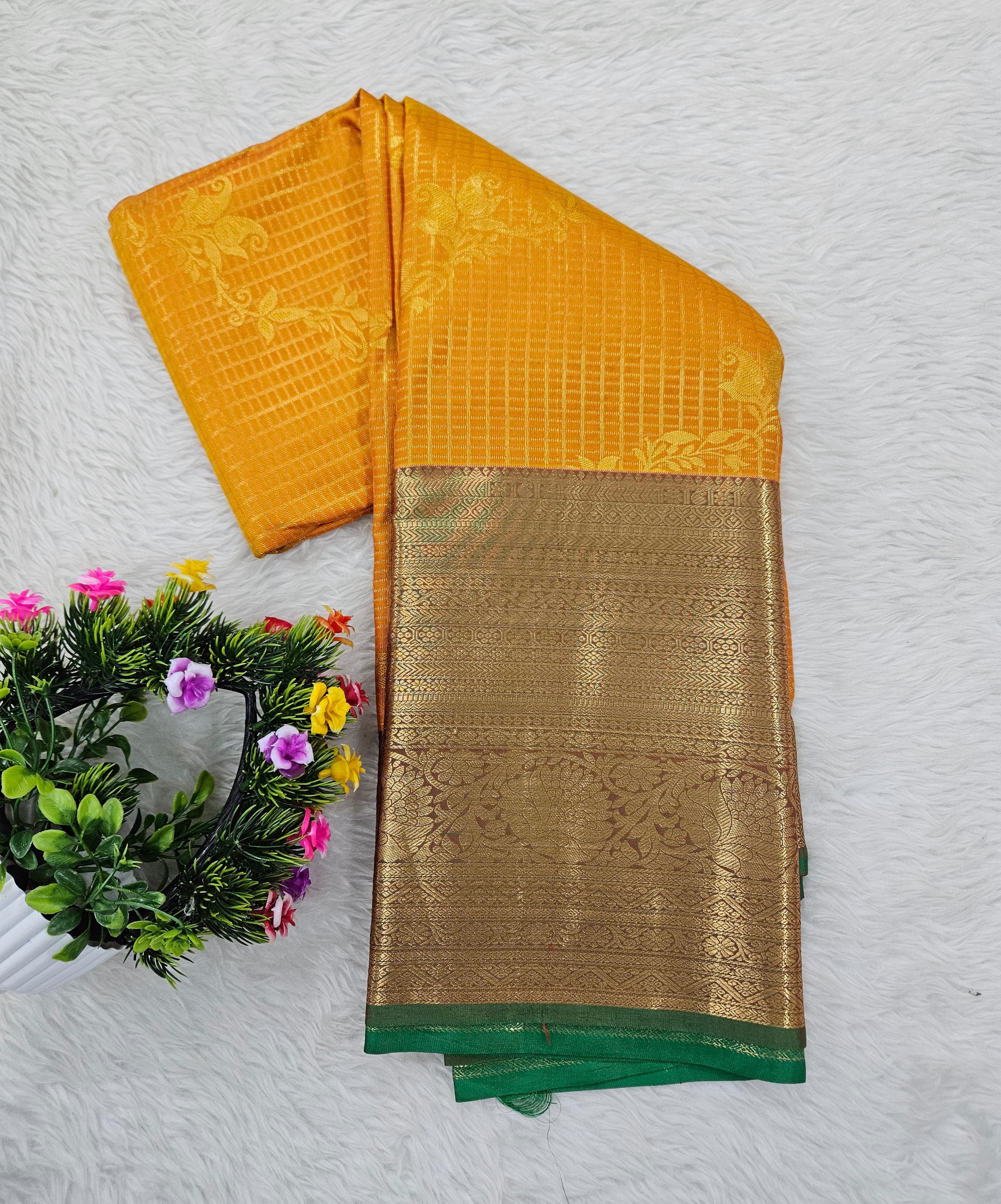 Semi kanchipattu saree
