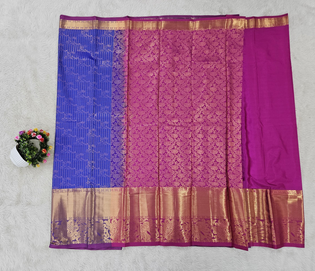 Semi kanchipattu saree