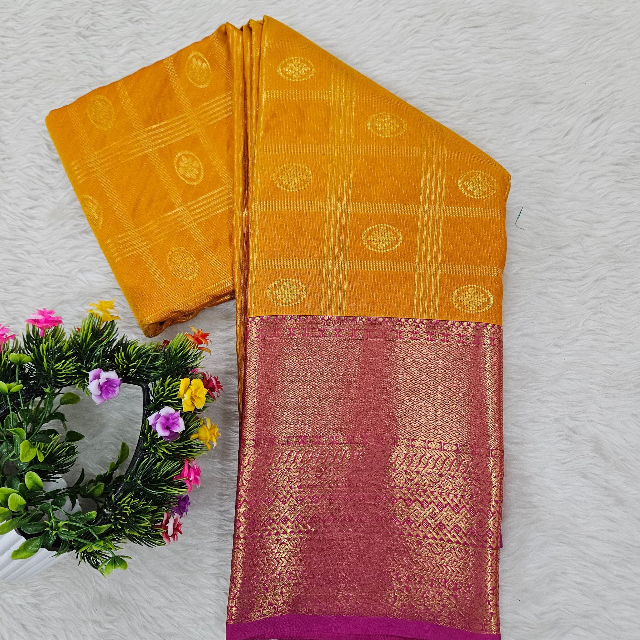 Semi kanchipattu saree