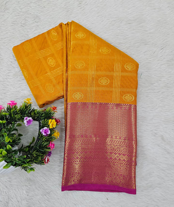 Semi kanchipattu saree