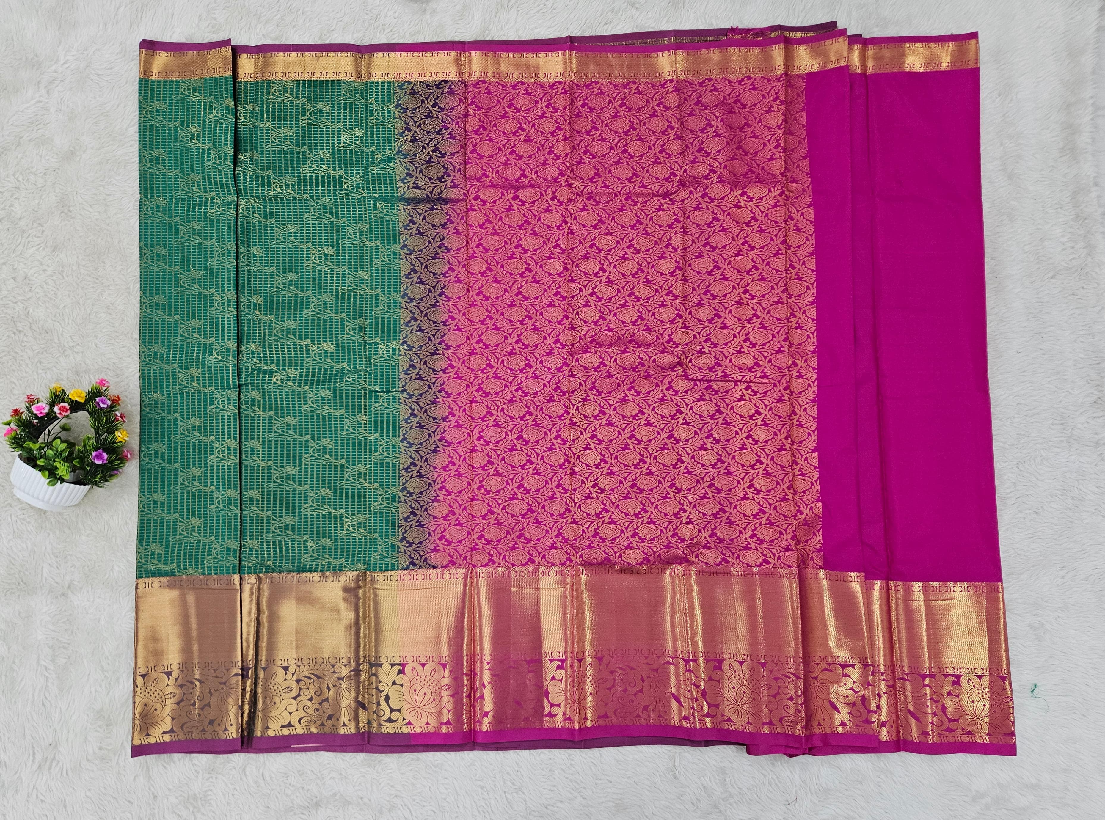 Semi kanchipattu saree