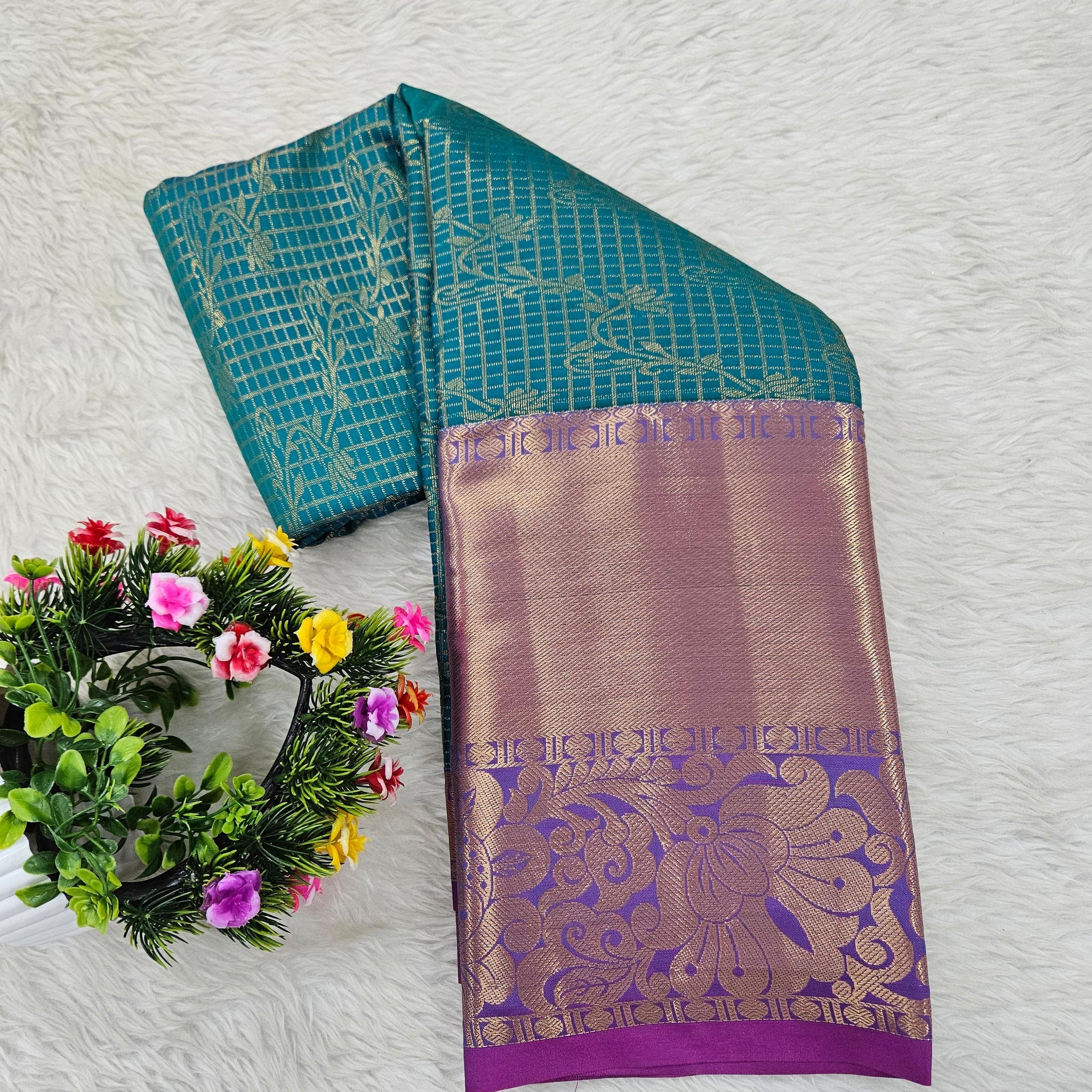 Semi kanchipattu saree