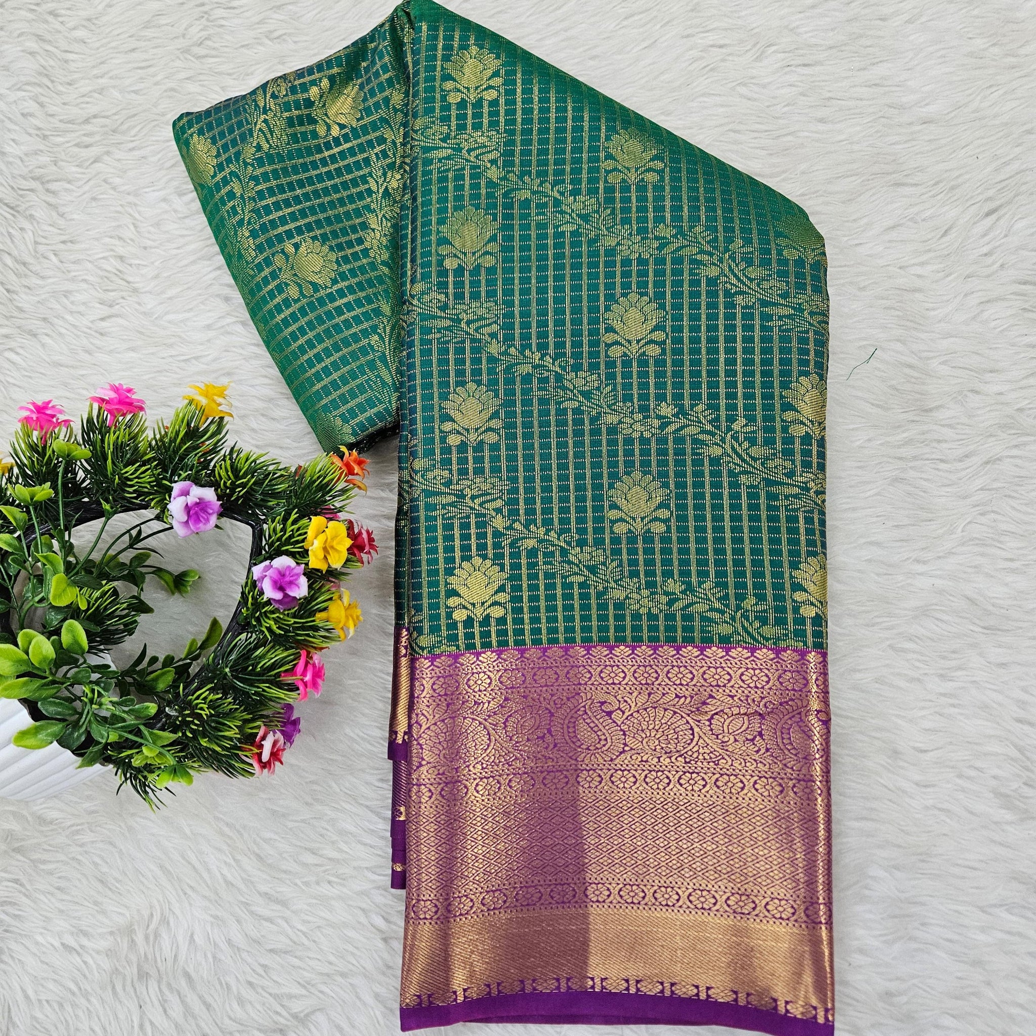 Semi kanchipattu saree