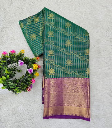 Semi kanchipattu saree