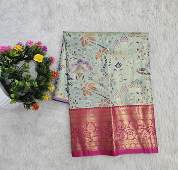 (0–1 Year) Lehenga – Unstitched (Blouse + Material)