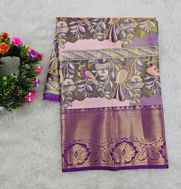 (0–1 Year) Lehenga – Unstitched (Blouse + Material)