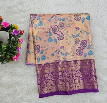 (0–1 Year) Lehenga – Unstitched (Blouse + Material)