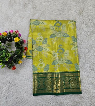 (0–1 Year) Lehenga – Unstitched (Blouse + Material)