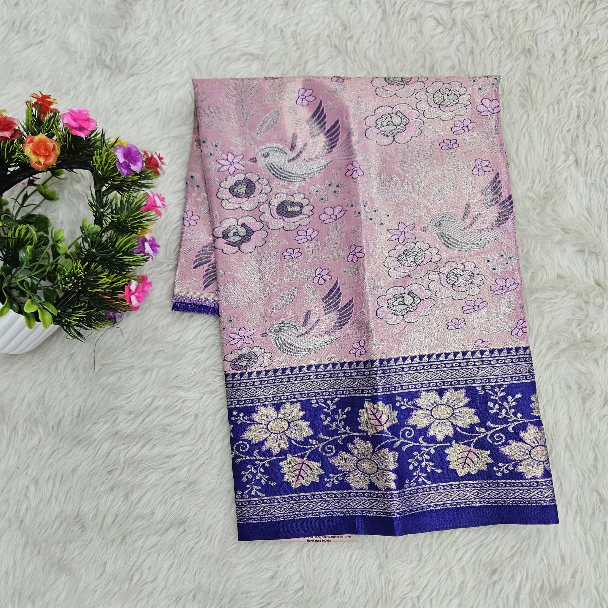 (0–1 Year) Lehenga – Unstitched (Blouse + Material)