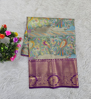 (0–1 Year) Lehenga – Unstitched (Blouse + Material)