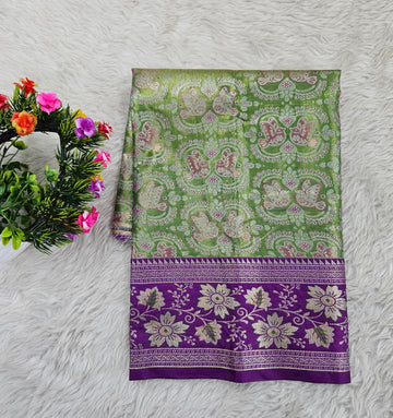 (0–1 Year) Lehenga – Unstitched (Blouse + Material)