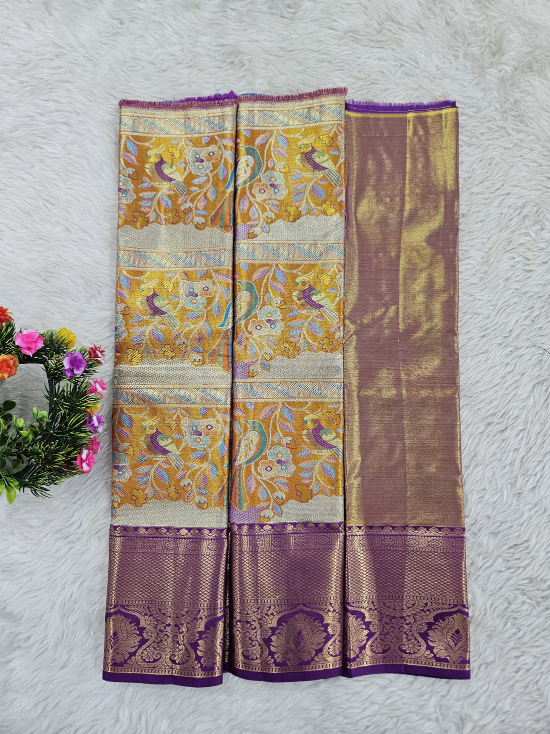 (0–1 Year) Lehenga – Unstitched (Blouse + Material)