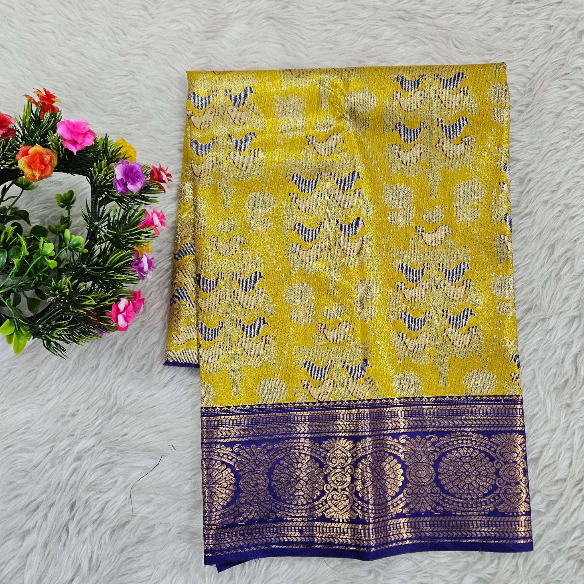 (0–1 Year) Lehenga – Unstitched (Blouse + Material)