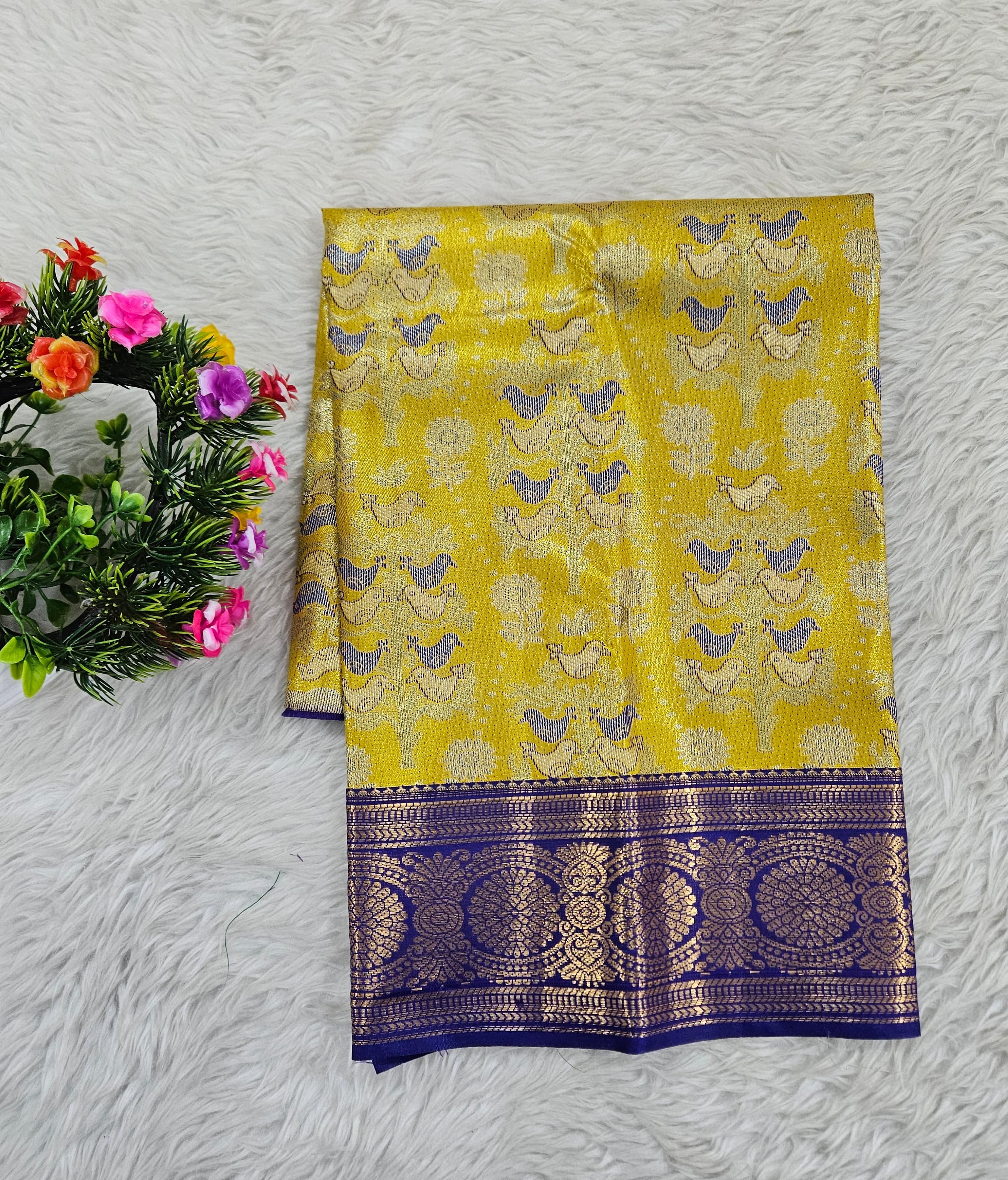 (0–1 Year) Lehenga – Unstitched (Blouse + Material)