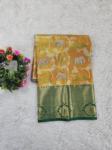 (0–1 Year) Lehenga – Unstitched (Blouse + Material)