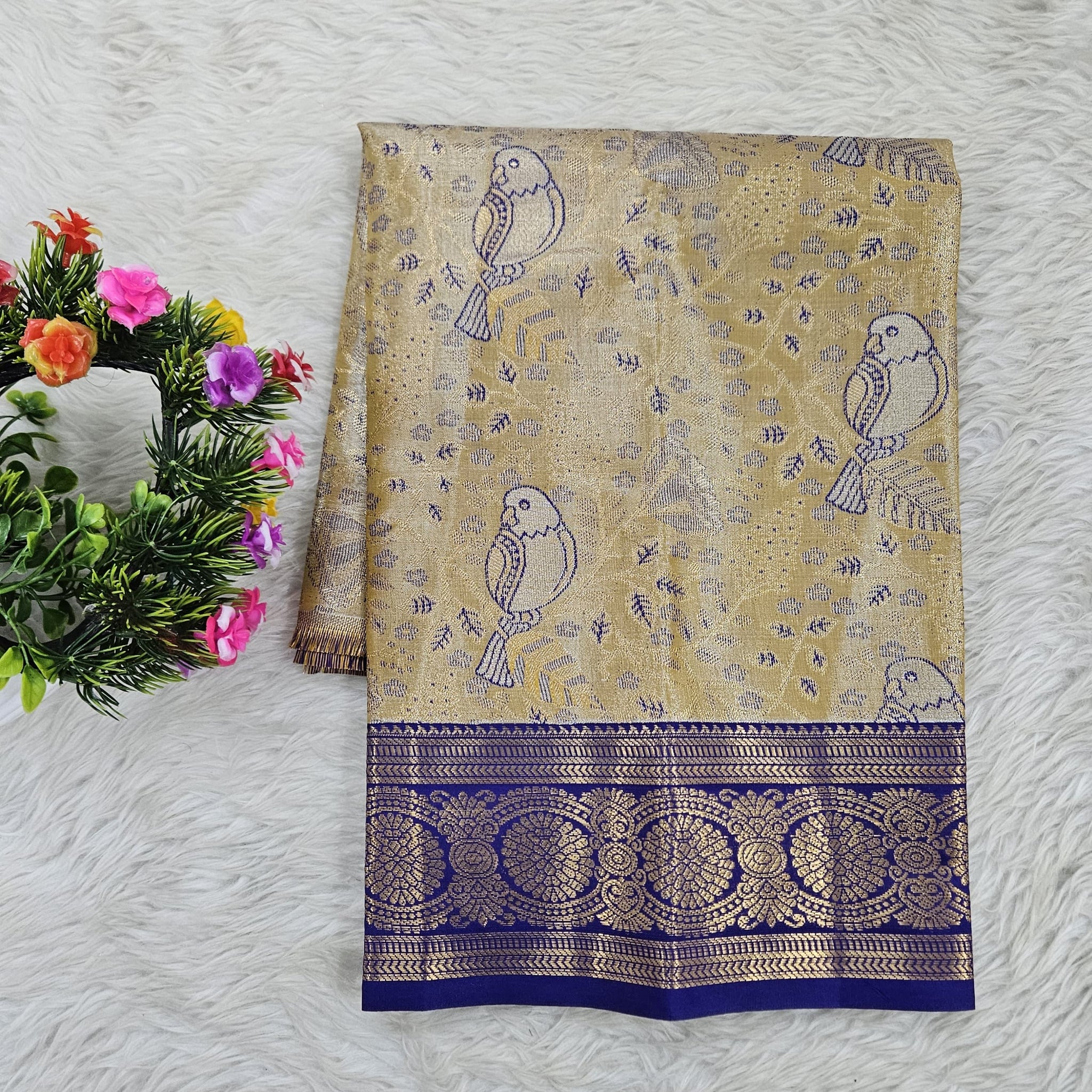 (0–1 Year) Lehenga – Unstitched (Blouse + Material)