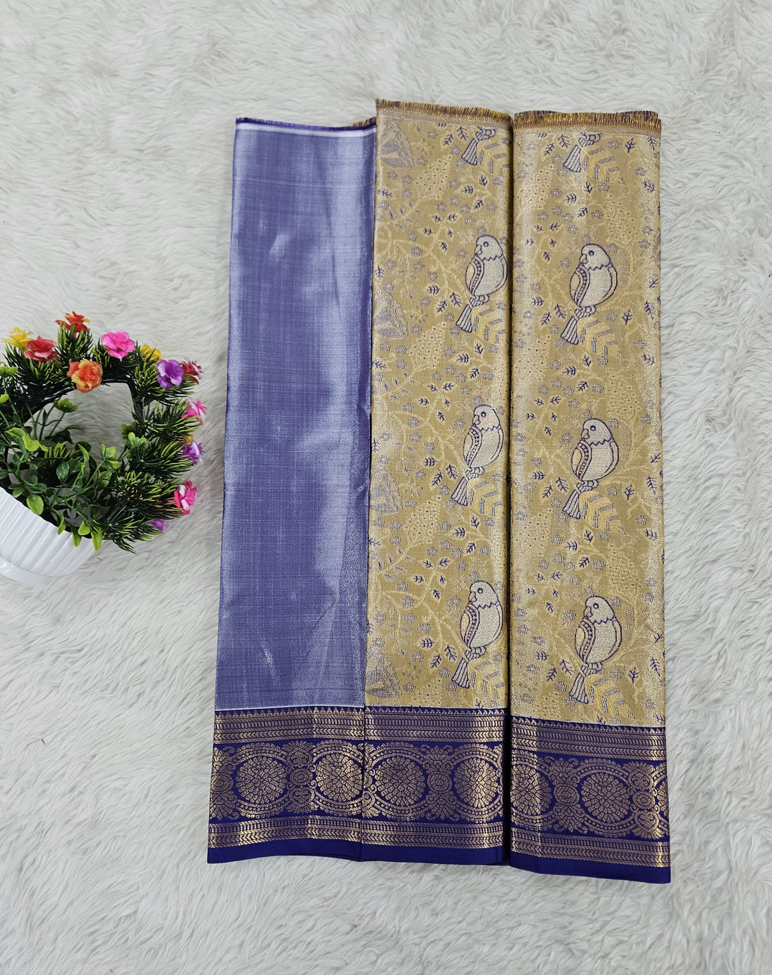 (0–1 Year) Lehenga – Unstitched (Blouse + Material)