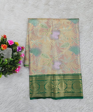 (0–1 Year) Lehenga – Unstitched (Blouse + Material)