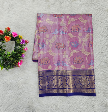 (0–1 Year) Lehenga – Unstitched (Blouse + Material)